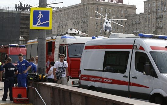 В московском метро поезд сошел с рельсов. Погибли люди. Фото © ИТАР-ТАСС